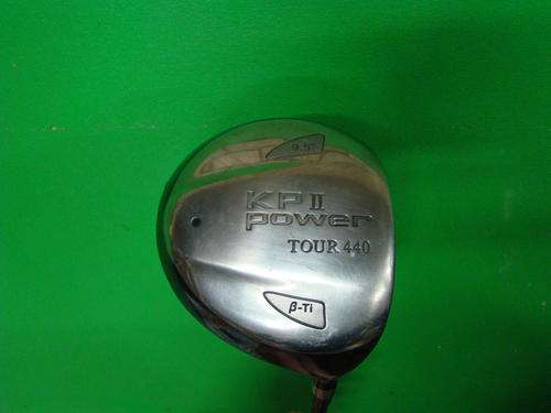 USED KP II POWER 460 CC 9.5 DEG. BETA TITANIUM DRIVER with GRAPHITE SHAFT + NEW GRIP !!