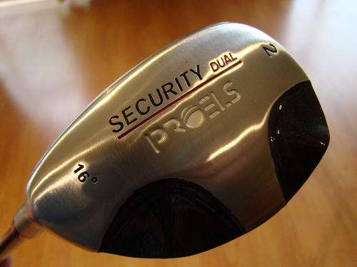 PRO ELS LEFT HAND SECURITY RESCUE WOOD/HYBRID NO.2 (16 DEGREES) with blue gaphite shaft- BEST DEAL !