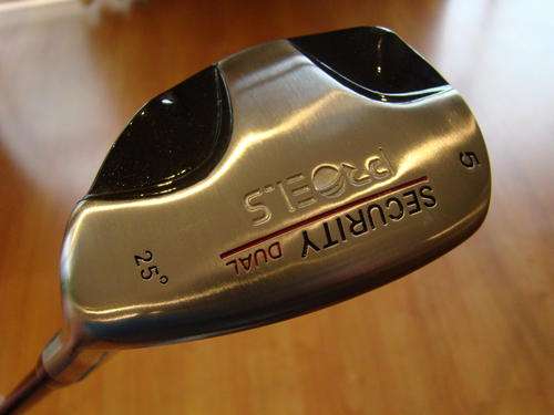 PRO ELS RIGHT HAND SECURITY RESCUE WOOD/HYBRID NO.5 (25 DEGREES) with blue gaphite shaft-BEST DEAL