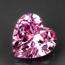 7 ct PINK HEART CUT SPECTACULAR LAB DIAMOND