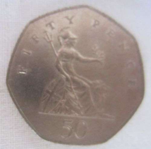 GREAT BRITAIN - 50 Pence Coin - 1983