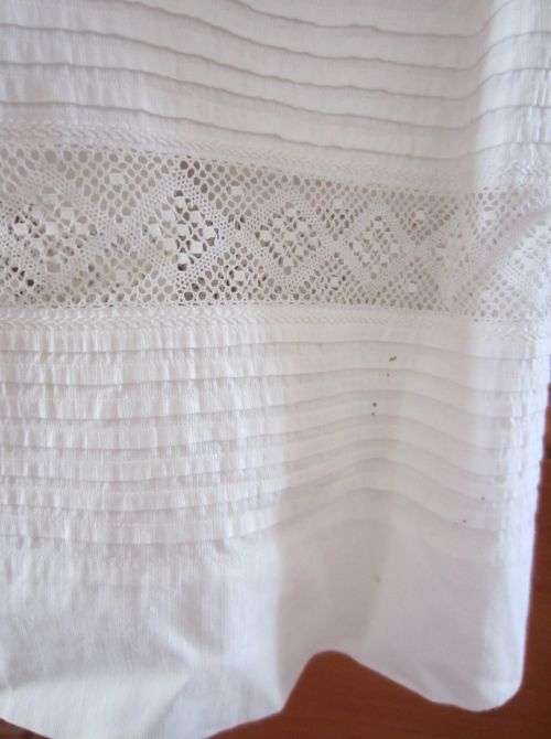 Gorgeous Antique CHRISTENING GOWN / DRESS - Cotton & Lace
