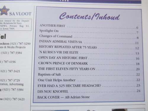 SA Navy News / Vlootnuus - Vol XV - April 1996 - Mandela