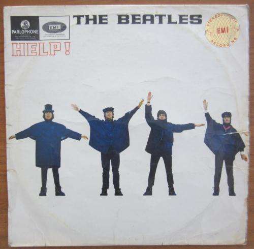 THE BEATLES - Help! - 1965 - Vinyl LP Record - VG / P