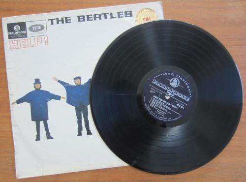 THE BEATLES - Help! - 1965 - Vinyl LP Record - VG / P