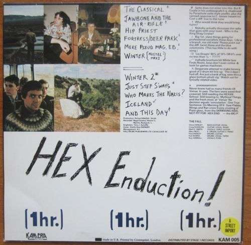 THE FALL - Hex Enduction Hour - 1982 - KAM 005 - Vinyl LP Record - VG+ / VG
