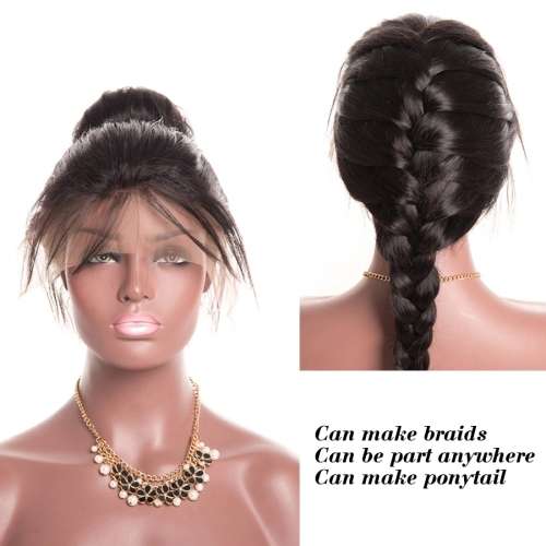 360° Lace frontal straight Brazilian wig