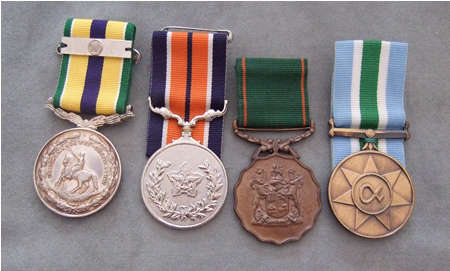 SADF Unity Medal Group & Decoration Medal With Bar