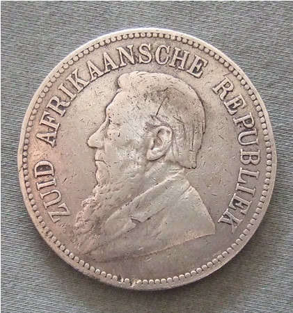 ZAR Kruger 5 Shillings 1892