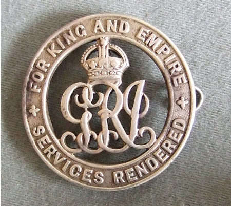 South Africa Silver War Badge (Wound Badge) SA4601