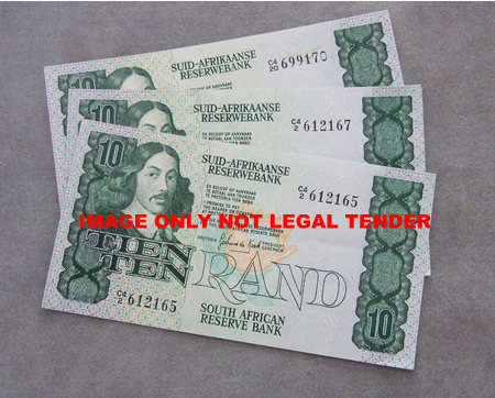 GPC De Kock R10 C4 1st Issue UNC