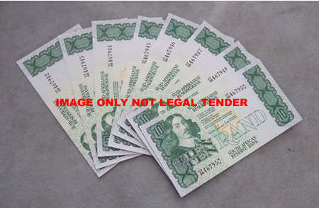 GPC De Kock R10 C7 3rd Issue UNC