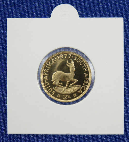 South Africa R2 Gold Proof 1977