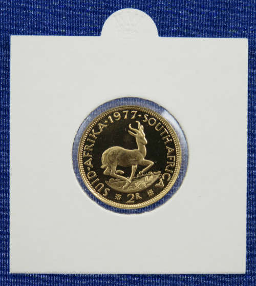 South Africa R2 Gold Proof 1977