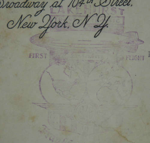 Hindenburg 1st Flight Cover New York 11 May 1936