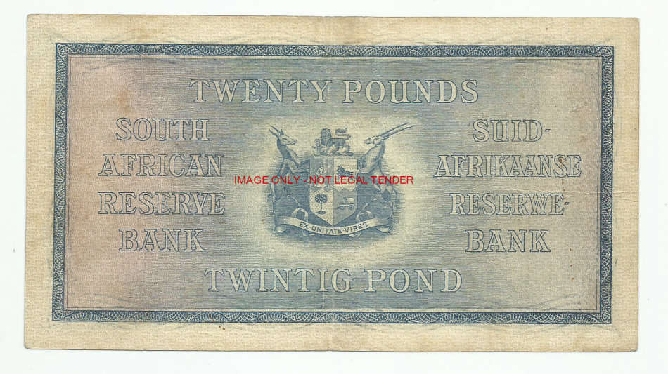 W.H. Clegg 4th Issue , Twenty Pounds C3  3 September 1928 - VF+