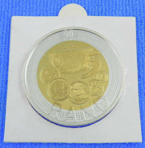 2011 South African Reserve Bank 90th Anniversary R5 Proof Crown