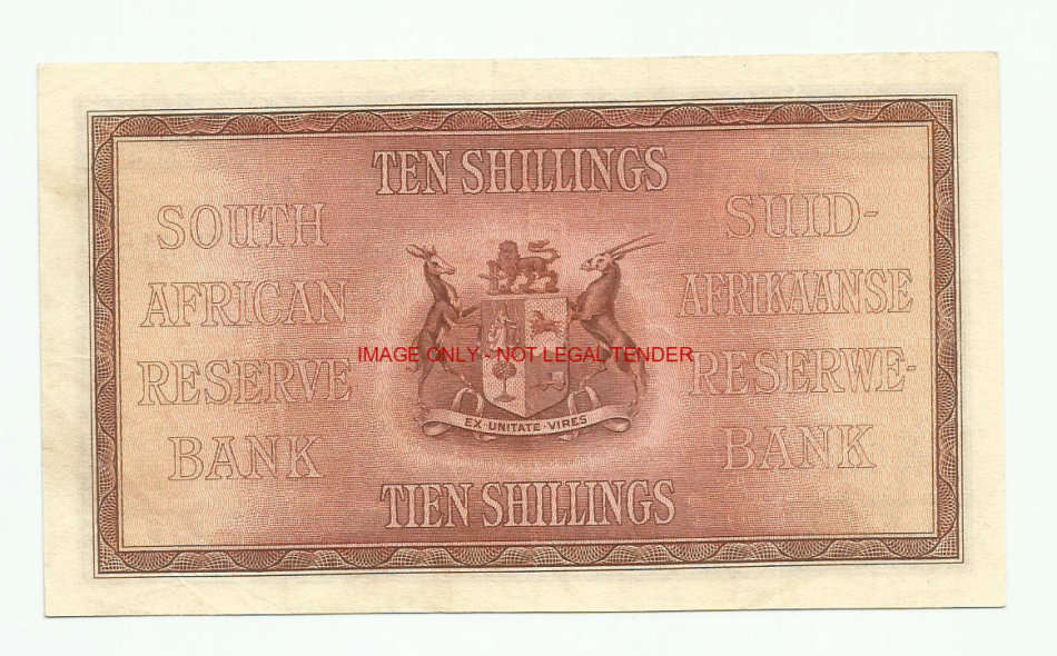 J. Postmus, 1st Issue, Ten Shillings E19, November 1934, EF
