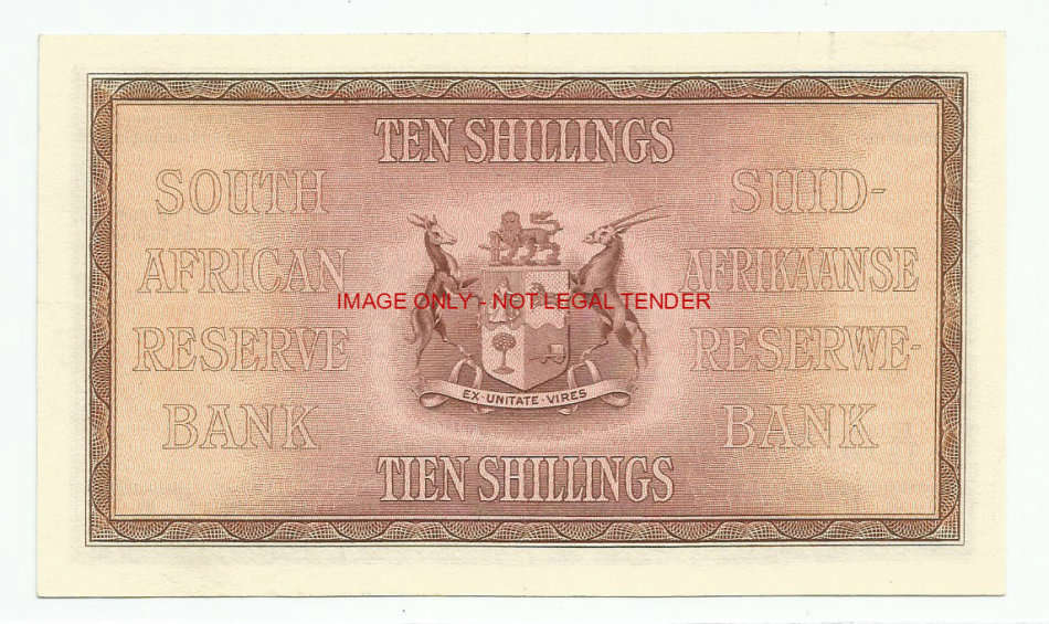 J. Postmus, 1st Issue, Ten Shillings E13, September 1932, AUNC