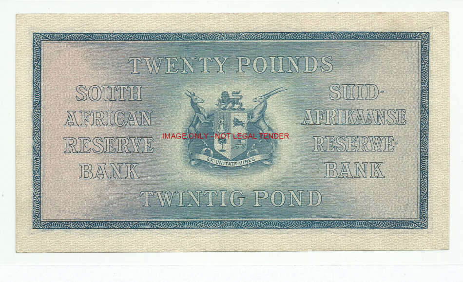 J. Postmus, 1st Issue, Twenty Pounds C3, September 1933, EF/AUNC