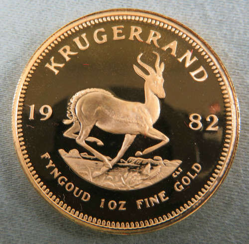 SOUTH AFRICA, 1OZ PROOF KRUGERRAND 1982