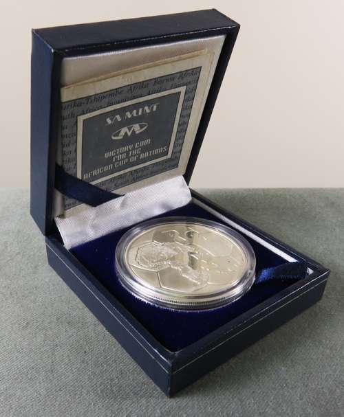 Proof R2 African Cup of Nations Victory 1 Ounce Silver 1996