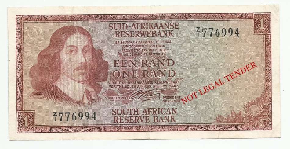 **REPLACEMENT**   G.RISSIK, 2ND ISSUE 1 RAND Z1, EF