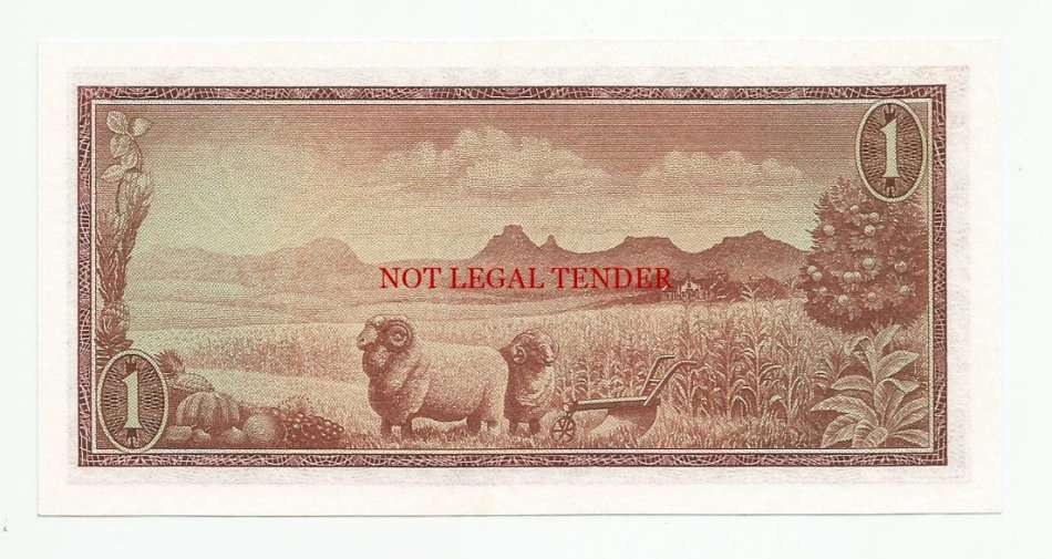 **REPLACEMENT**   G.RISSIK, 2ND ISSUE 1 RAND Z4, UNC