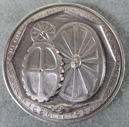 Johannesburg Silver Pioneers Medal 1886 - 1966