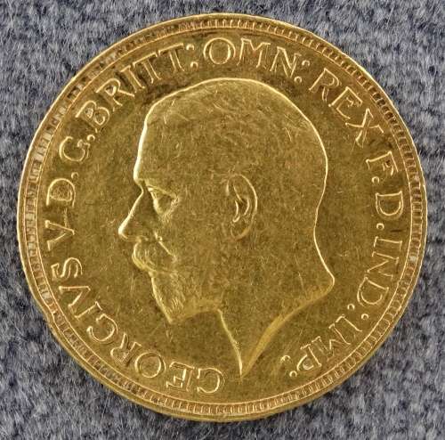 SOUTH AFRICA 1929 SOVEREIGN, EF