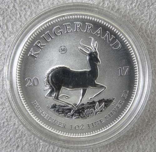 2017 1 oz Fine Silver Krugerrand Premium Uncirculated