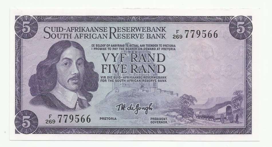 T.W. DE JONGH, 3RD ISSUE R5, UNC