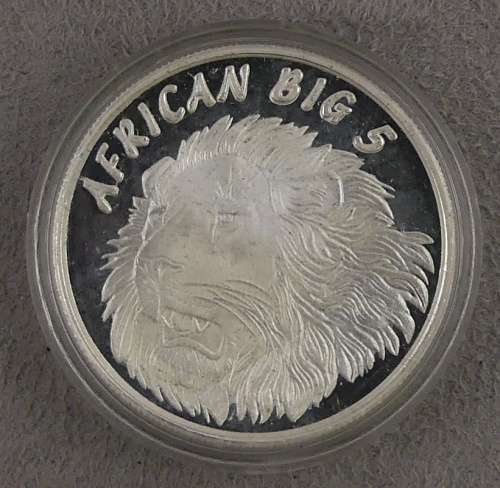 South Africa African Big 5 Medallion