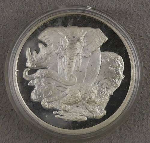 South Africa African Big 5 Medallion