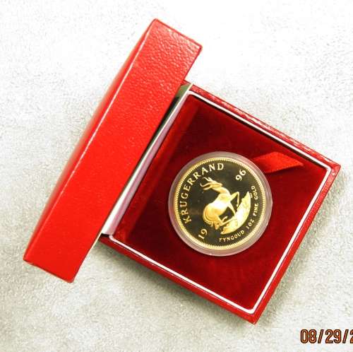 Rare Proof 1996 1 Ounce Krugerrand (Mintage = 2188)