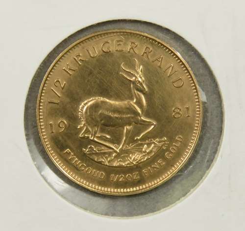South Africa 1/2 Ounce 1981 Krugerrand