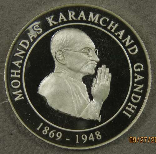 Ghandi One Ounce Passive Resistance & Non-Violence Coin