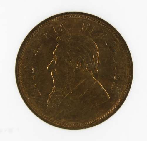 ZAR Kruger Penny 1898 NGC MS63RB