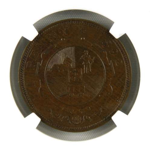ZAR Kruger Penny 1892 NGC MS63BN