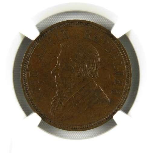 ZAR Kruger Penny 1892 NGC MS63BN