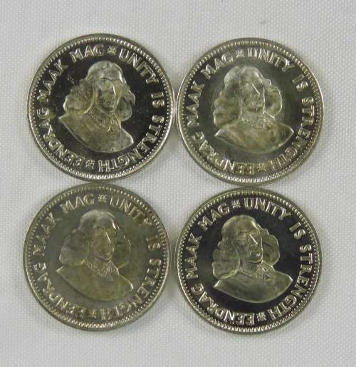 South Africa Proof 2.5 Cent Set, 1961, 1962, 1963 and 1964