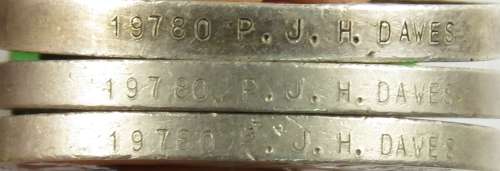 WW2 Medal Group, 6 Medals, 19780 P. J. H. Dawes