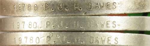 WW2 Medal Group, 6 Medals, 19780 P. J. H. Dawes