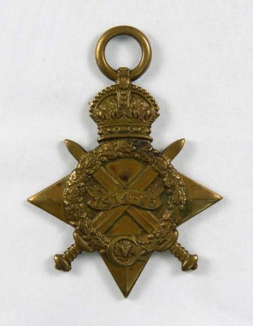 1914/15 Star 873 Pte L. J. Nelson 2 - Rhodesia Regiment