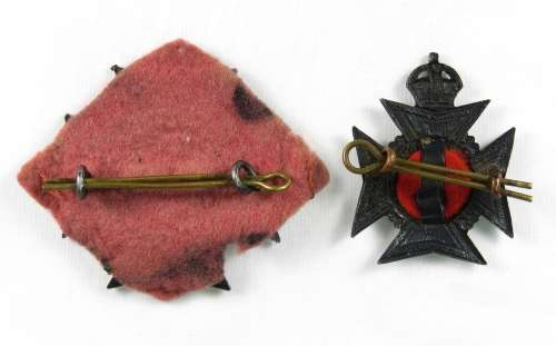 The Royal Rhodesian Cap Badge x 2