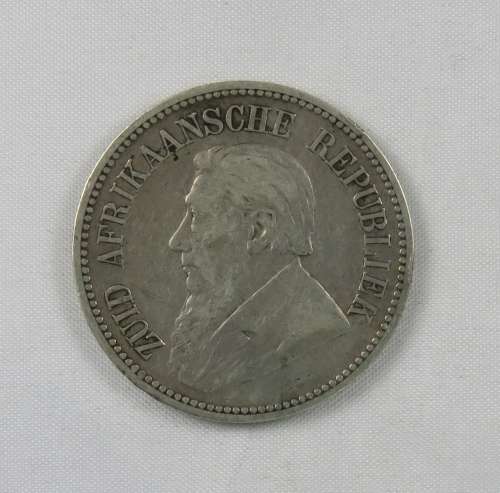 ZAR Kruger 2.5 Shillings (Half Crown) 1893 VF