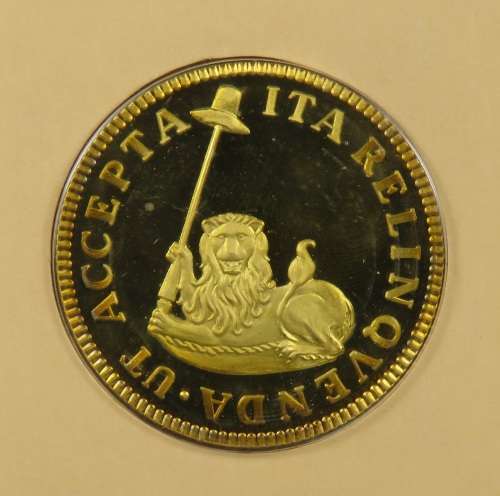 Cape Coin Heritage Medallion Silver Gold Plated