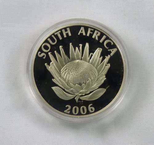 2006 Protea Silver Proof Coin - Tutu