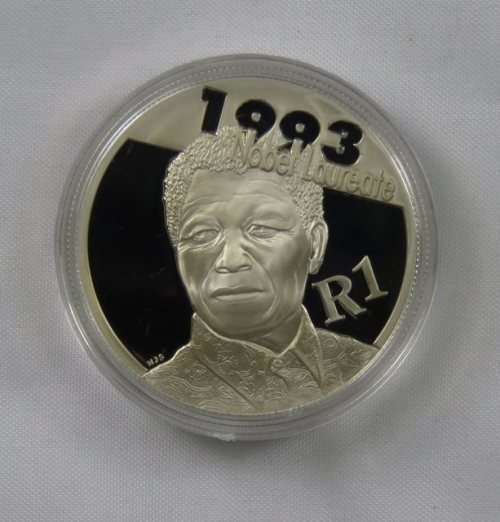 2007 Protea Silver Proof Coin - Mandela