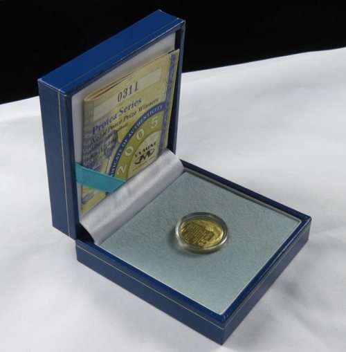 2005 Protea Albert Luthuli 1/10oz Proof Gold Coin